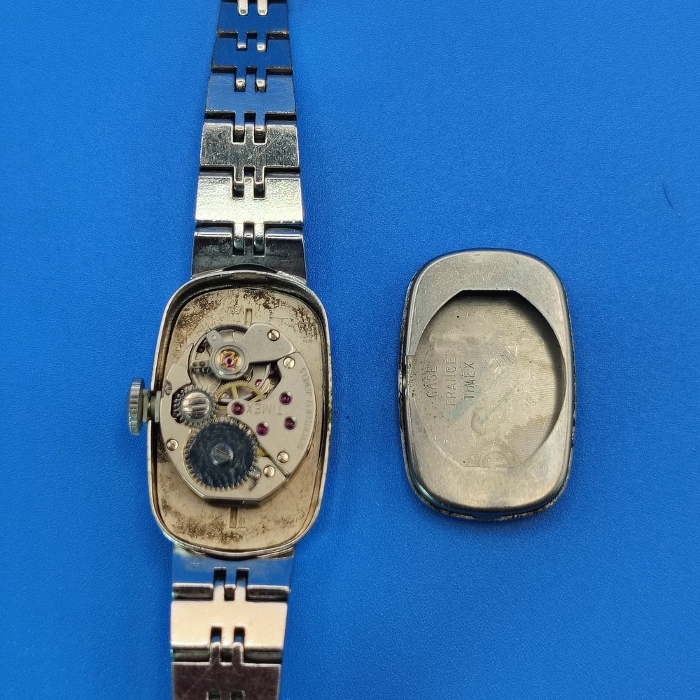 Vintage 1961 Timex 24mm Oval‎ Women's Mechanical Wind Watch Fully Restored Runs - Picture 5 of 9